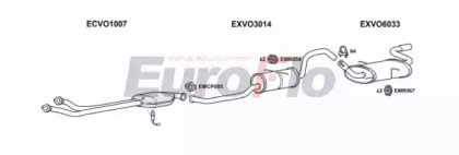 Глушитель EuroFlo VO96030 3001B